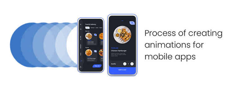 Process of creating animations for mobile apps