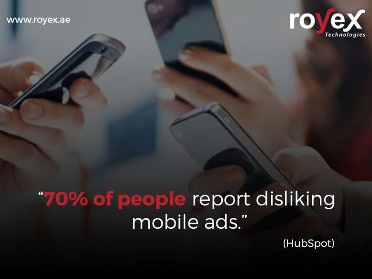 report disliking mobile ads.