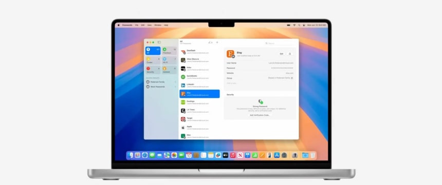 New Passwords App