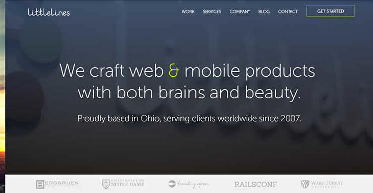 Typography: Beautiful, big and bold