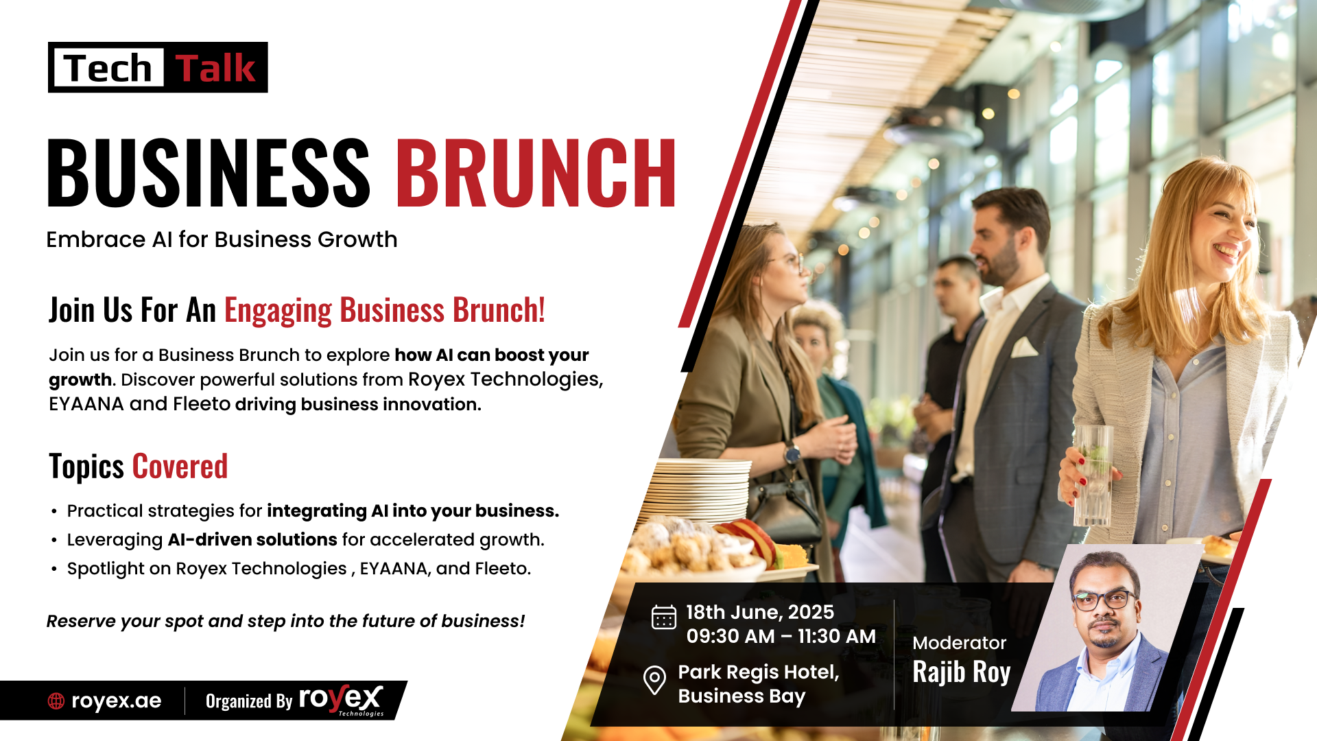 Tech Talk Business Brunch: Embrace AI For Business Growth