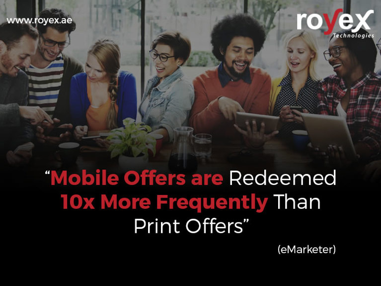 Mobile Offers are Redeemed 10x More Frequently Than Print Offers.
