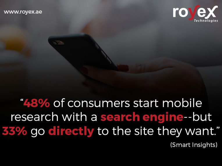mobile search results