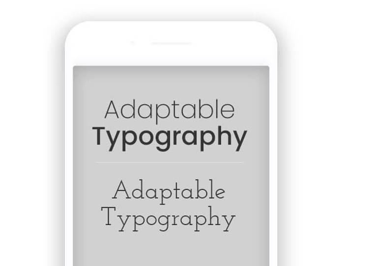 Adaptable Typography