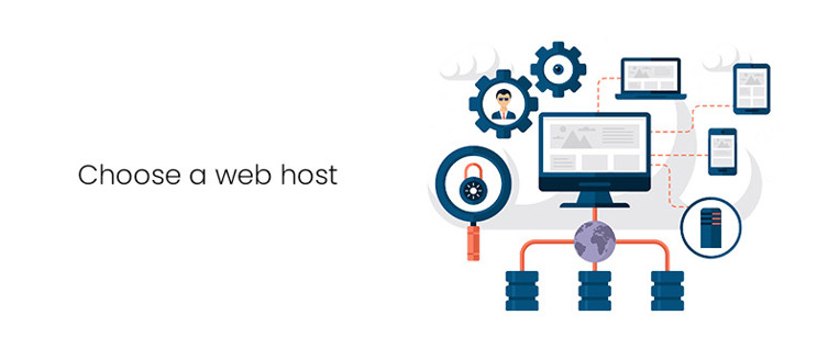 Choose a web host