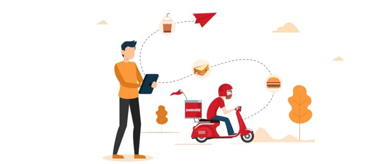 How does a food delivery app work?