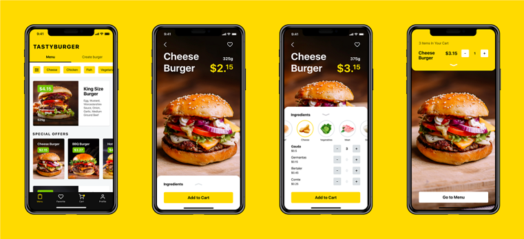 Tasty Burger App