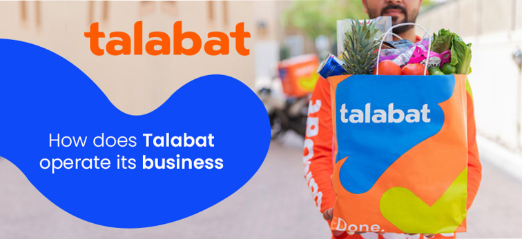 How does Talabat operate its business