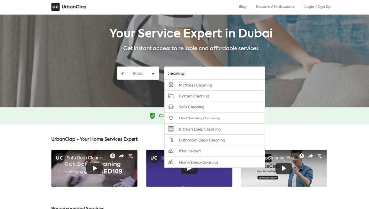 What are the benefits of using UrbanClap?