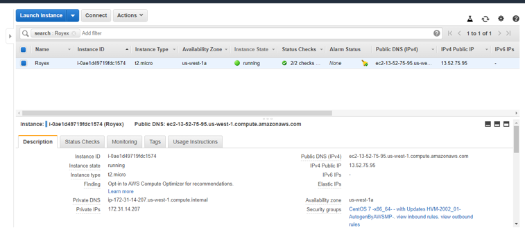 SSH into your Instance