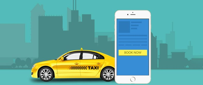 How does a taxi booking app work?