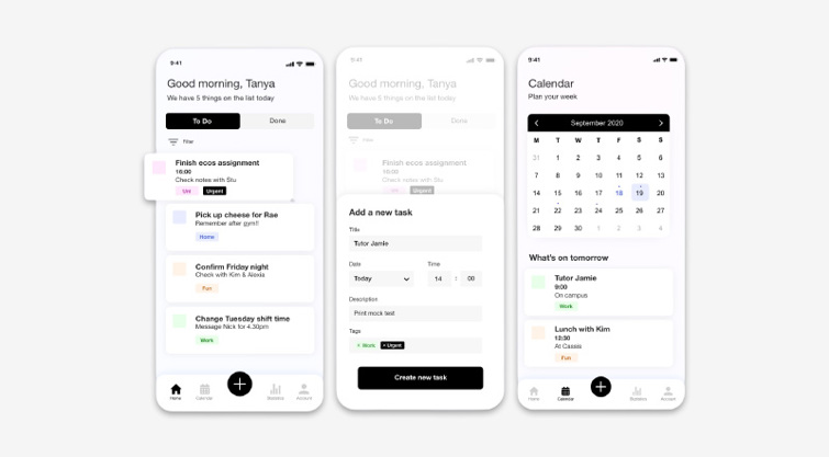 Scheduled Task List