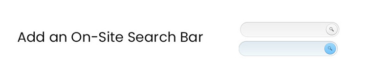 Add an On-Site Search Bar