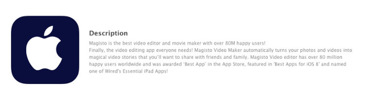 Write an app description for your app